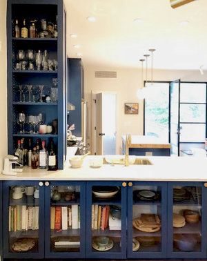 Blue kitchen